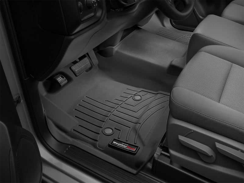WeatherTech 14+ Chevrolet Silverado Front FloorLiner - Black