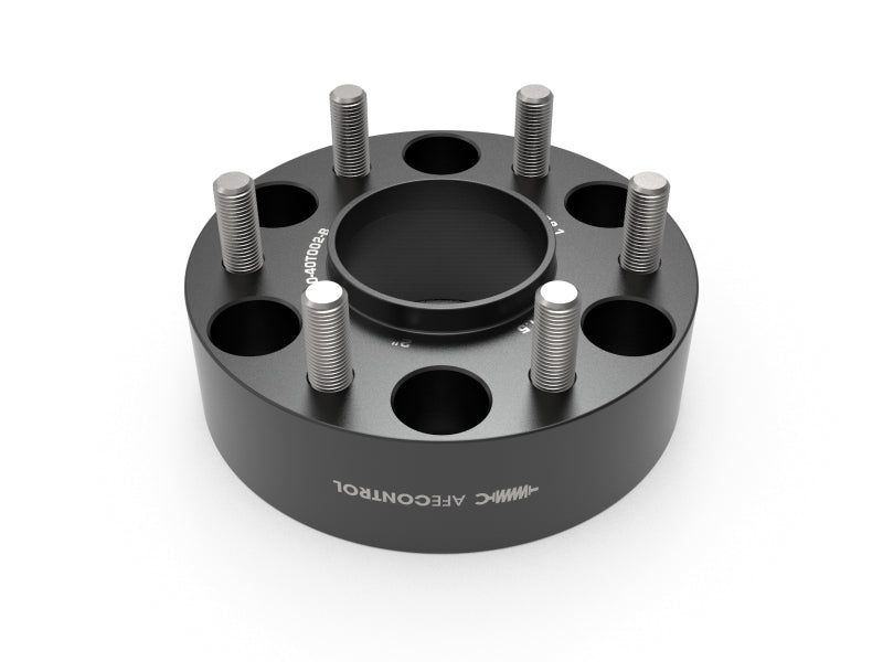 aFe CONTROL Wheel Spacers for Chevrolet 1500, 2-inch thickness, 6x5.5mm bolt pattern, designed for enhanced stability and performance.