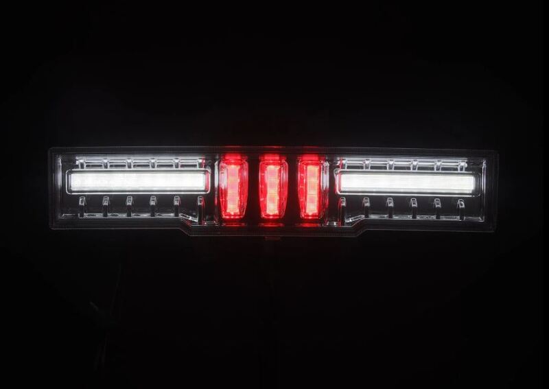 AlphaRex NOVA-Series prismatic LED fourth brake light for 21-24 Toyota GR86 and Subaru BRZ in chrome finish.