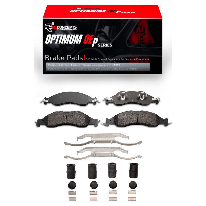 R1 07-09 Ford Expedition Front Optimum OE Pads & Hardware Kit