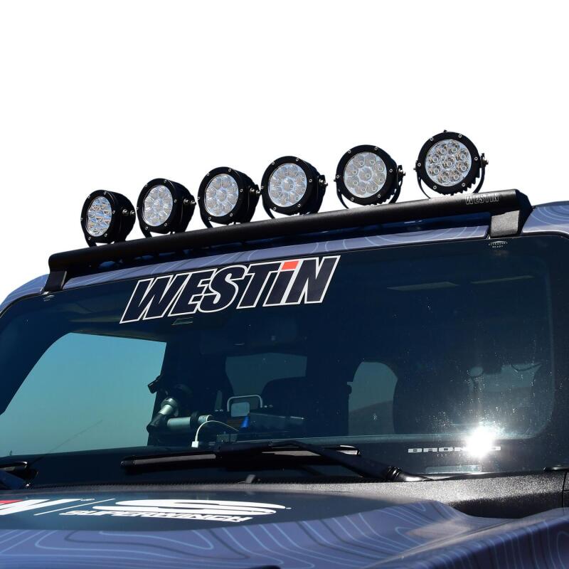 Westin 21-23 Ford Bronco (Excl. Bronco Sport) XTS Overhead Light Mount - Tex. Blk
