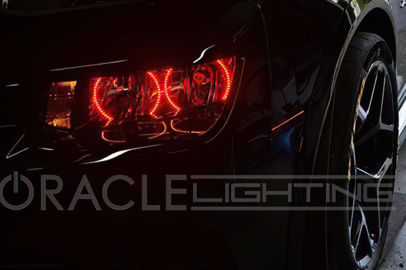 Oracle Chevrolet Camaro Non-RS 14-15 LED Dual Halo Kit Round Style - White