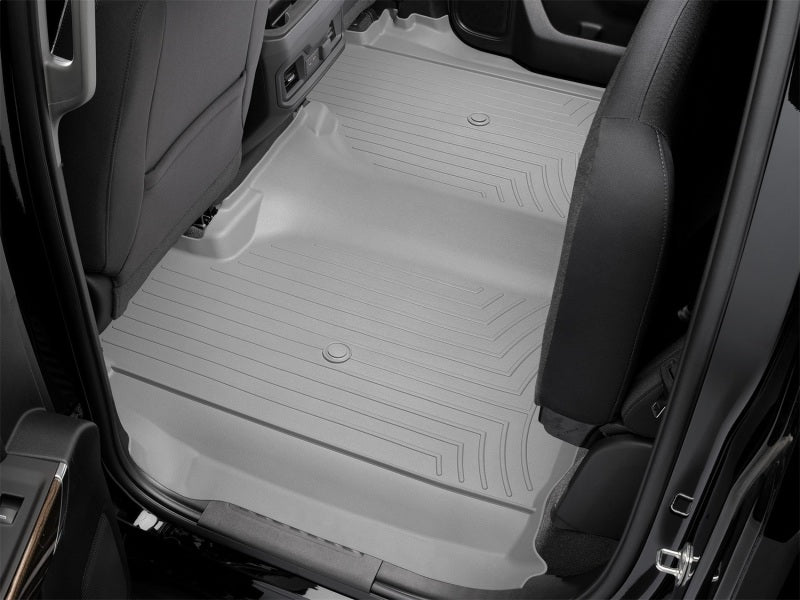 WeatherTech 2019+ Chevrolet Silverado 1500 Rear FloorLiner - Grey