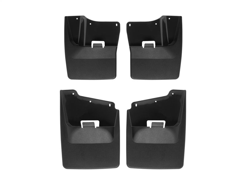 WeatherTech 20-24 GMC Sierra / Sierra Denali 2500HD / 3500HD No Drill Mudflaps - Black