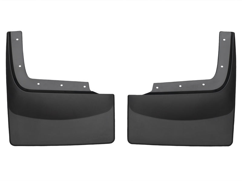 WeatherTech 11+ Ford Super Duty No Drill Mudflaps - Black