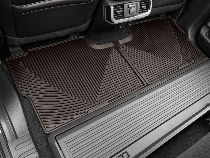WeatherTech 2021+ Ford F-150 SuperCrew/Raptor Rear Rubber Mats - Cocoa