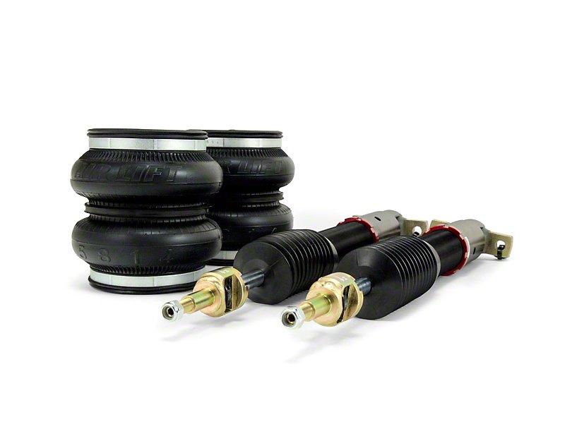 Air Lift Performance Suspension Kit for 2015-2018 Mustang, featuring adjustable air springs and dampers for enhanced ride quality.