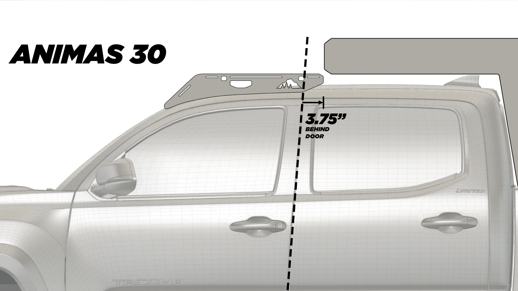 The Animas (2005-2023 Tacoma Camper Roof Rack) - Sherpa Equipment Company