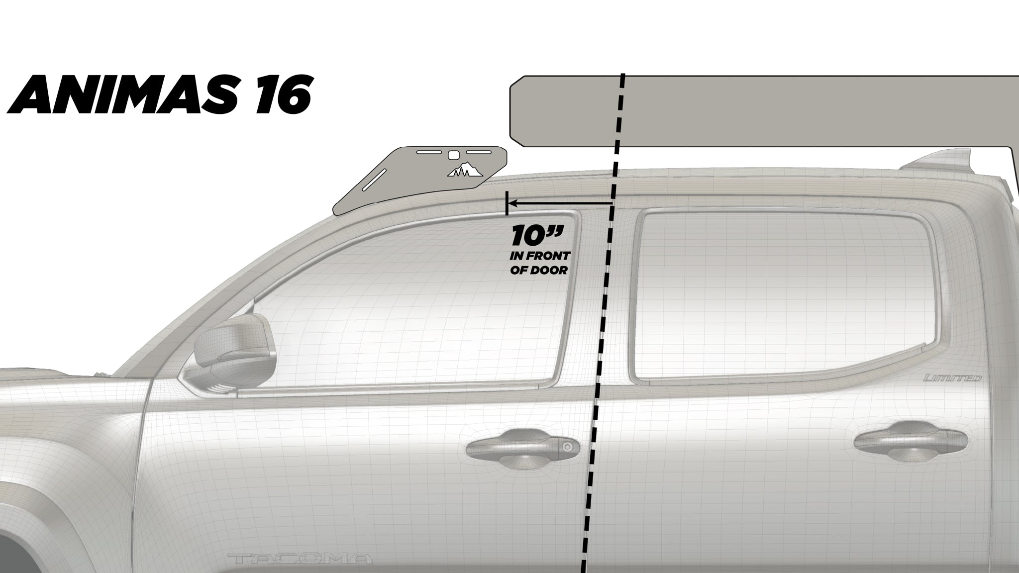 The Animas (2005-2023 Tacoma Camper Roof Rack) - Sherpa Equipment Company