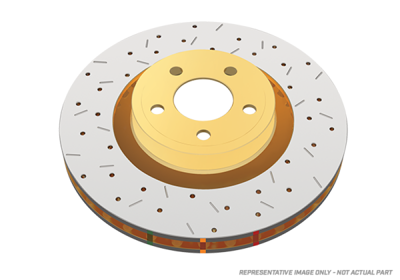 DBA 97-02 Dodge Dakota Front 4000 Series Drilled & Slotted Rotor