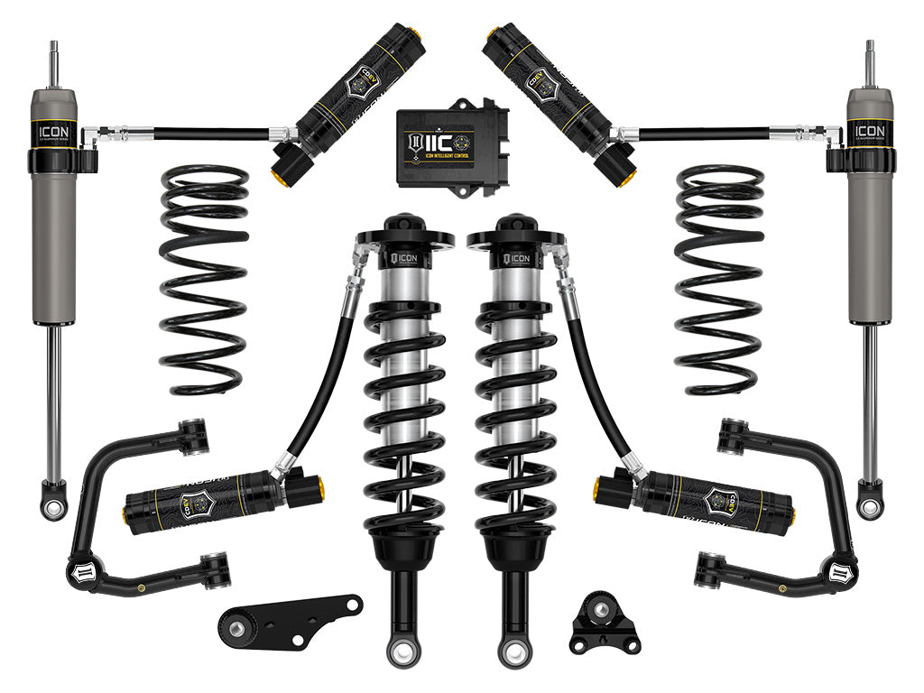 ICON 2024-2025 Toyota Tacoma 1.25-3" Lift, Stage 6 Suspension System, Tubular, Overland Rear Springs