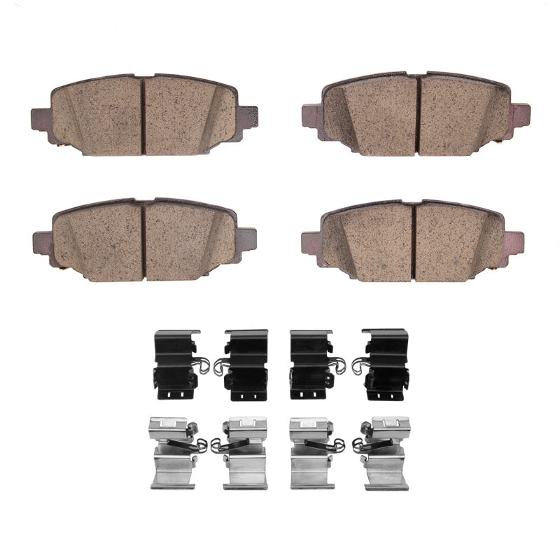 R1 2018-2025 Jeep Wrangler Rear R1 Optimum OE Pads & Hardware Kit