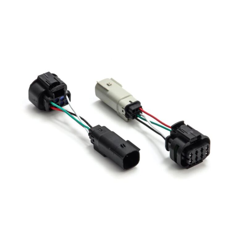 AlphaRex tail light converters for upgrading stock halogen lights to LUXX-Series, featuring durable connectors and wiring.