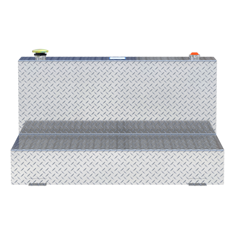 UWS Bright Aluminum 85-Gallon L-Shaped Aluminum Transfer Tank Model TT-85-L-T-P