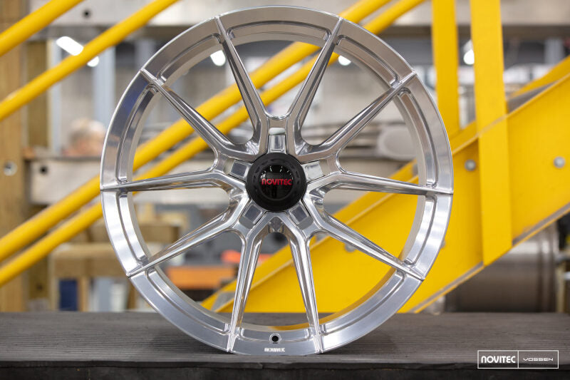 Vossen x Novitec NF10 21x11.5in - 5x114.3 BP - ET29 - Brushed Gloss Clear Ferrari 296 Rear Wheel