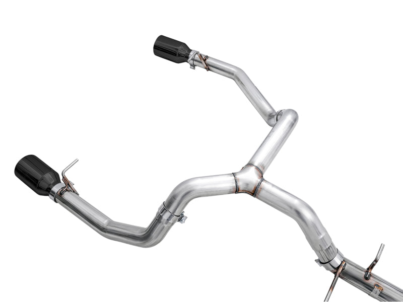AWE Tuning 4th Gen GM 1500 5.3L 0FG Cat-Back Split Rear Exit (Flat Bumper) - Dual Diamond Tips