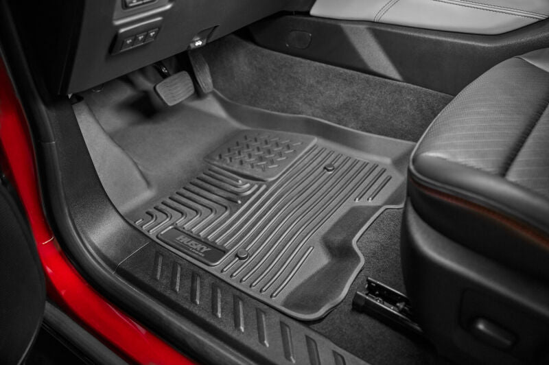Husky Liners 2012.5 Ford SD Crew Cab WeatherBeater Combo Black Floor Liners (w/o Manual Trans Case)