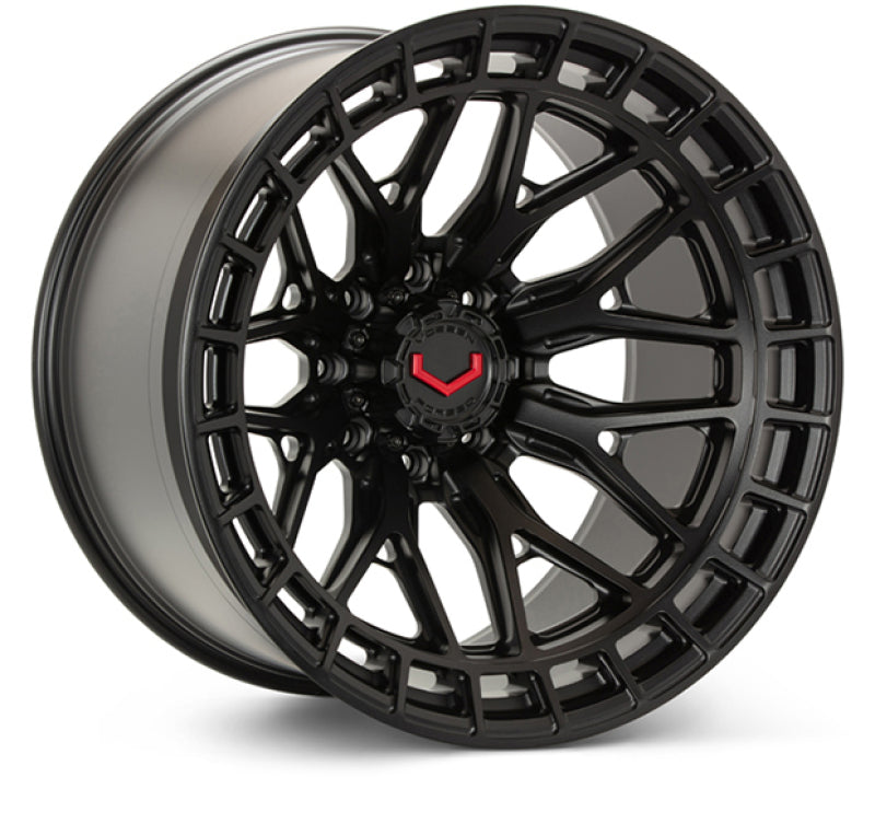 Vossen LCX-02 24x14 / 8x170 / ET75 / 125.1 / Mega Deep - Satin Black Wheel