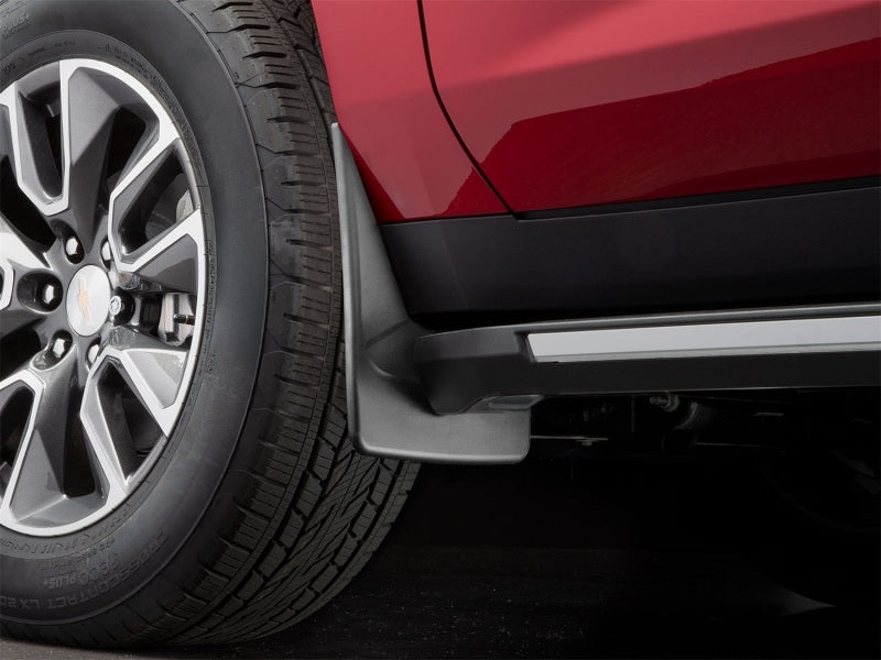 WeatherTech 2021+ Chevy Suburban(except w/Power retractable step) Front No Drill Mudflaps - Black