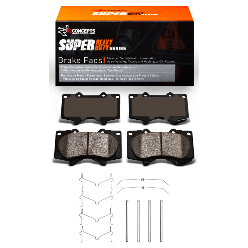 R1 10-24 Lexus GX460 Front Super Duty Pads & Hardware Kit