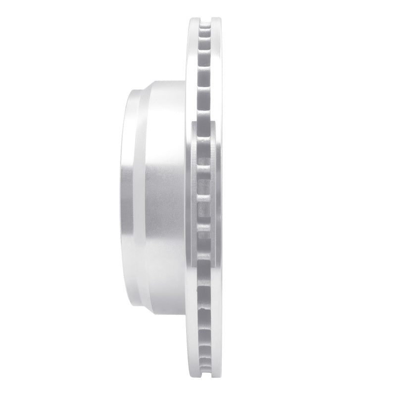 R1 16-24 Nissan Titan XD Rear Right Drilled & Slotted Silver Brake Rotor