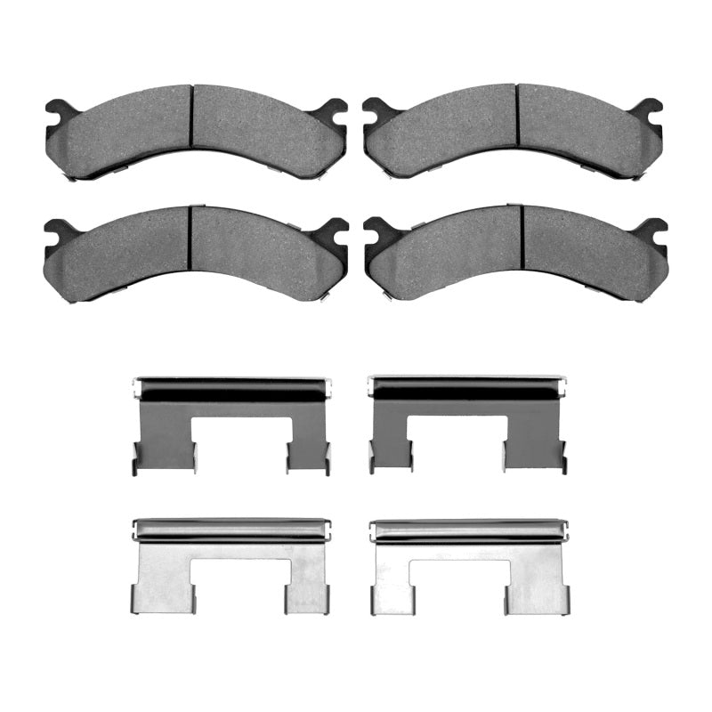 R1 01-10 Chevrolet Silverado 3500 Rear Semi Met Pads & Hardware Kit