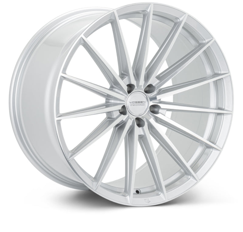 Vossen HFX-4 20x12 - 5x120.65 - ET48 - Super Deep - 70.3 - Silver Polished Wheel
