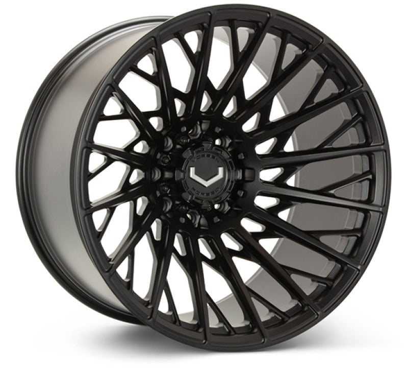 Vossen VFX-02T 22x10 - 8x180 - ET18 - Super Deep - 124.3 - Satin Black Wheel