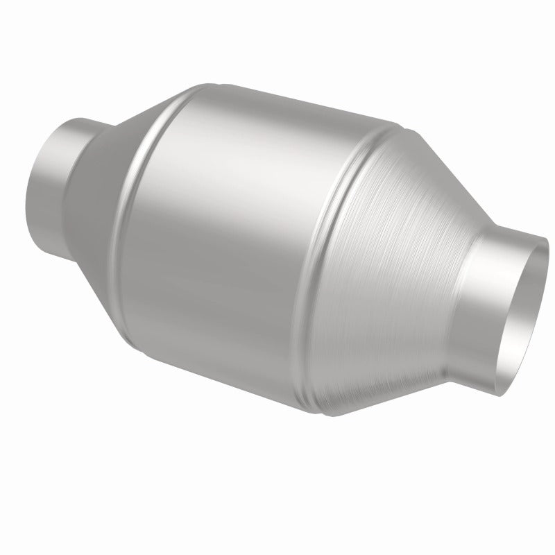 MagnaFlow Univ Cat Conv 2.5in Inlet/Outlet Center/Center Round 3in Body L x 5in W x 8.75in Overall L