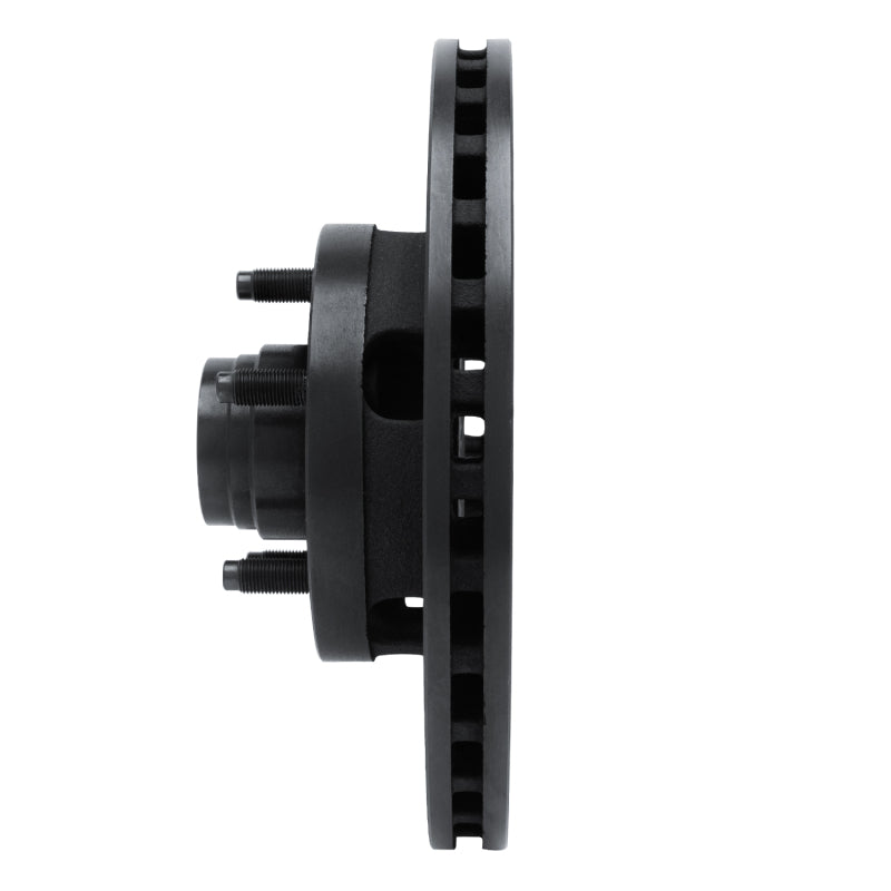 R1 06-12 Ford Ranger (Mexico) Front Left Drilled & Slotted Black Brake Rotor