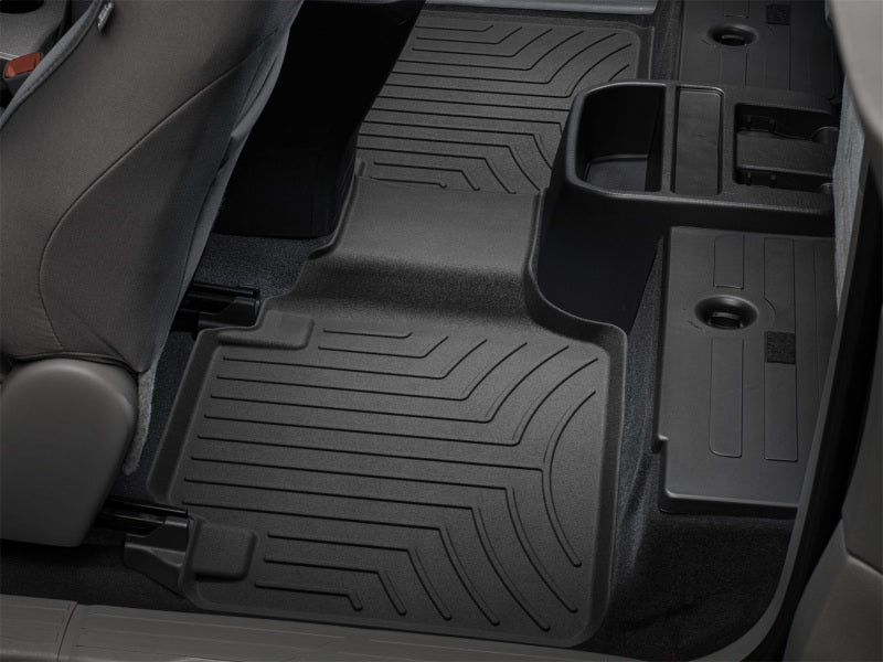 WeatherTech 2018+ Toyota Tacoma Rear FloorLiner HP - Black