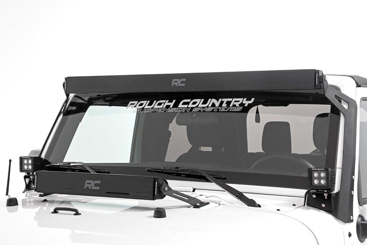 ROUGH COUNTRY 50-INCH CREE LED LIGHT BAR - (DUAL ROW | BLACK SERIES)