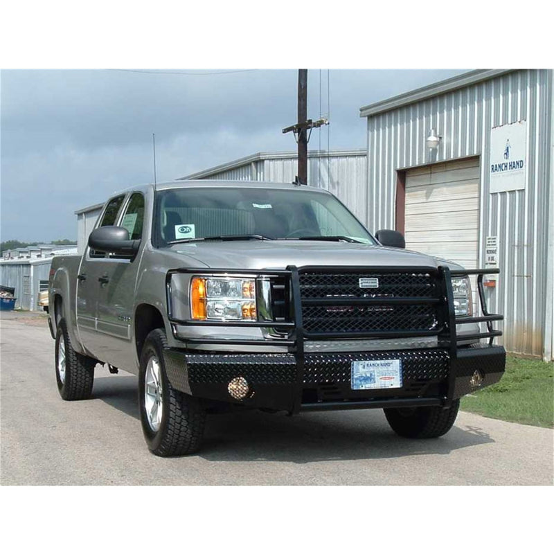 Ranch Hand Summit Series Front Bumper W/ Grille Guard Fits Select 07-13 GMC Sierra 1500 Model FSG08HBL1