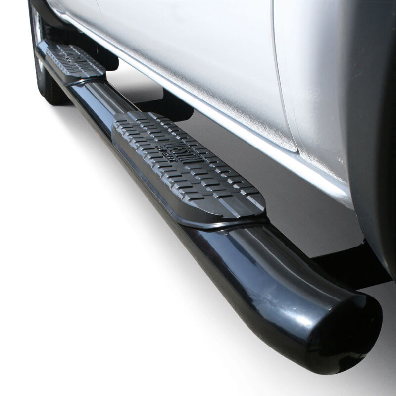 Westin 2005-2018 Toyota Tacoma Double Cab PRO TRAXX 4 Oval Nerf Step Bars - Black