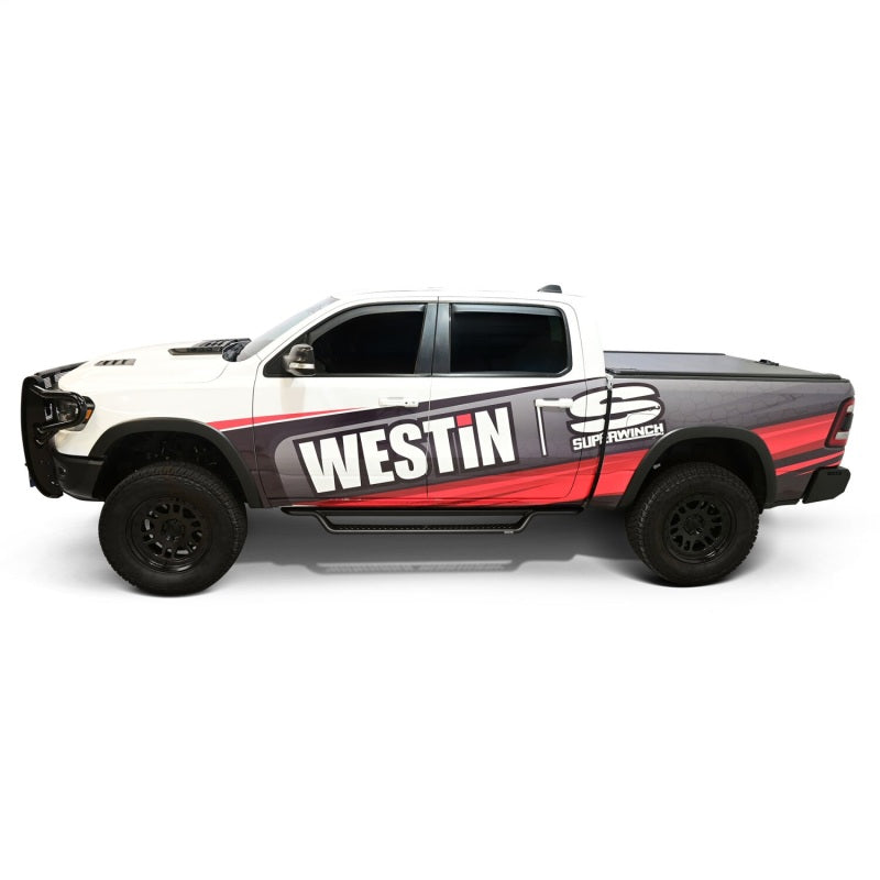 Westin 19-25 RAM 1500 CC (Excl. 1500 Classic) Outlaw Drop Running Boards - Tex. Blk