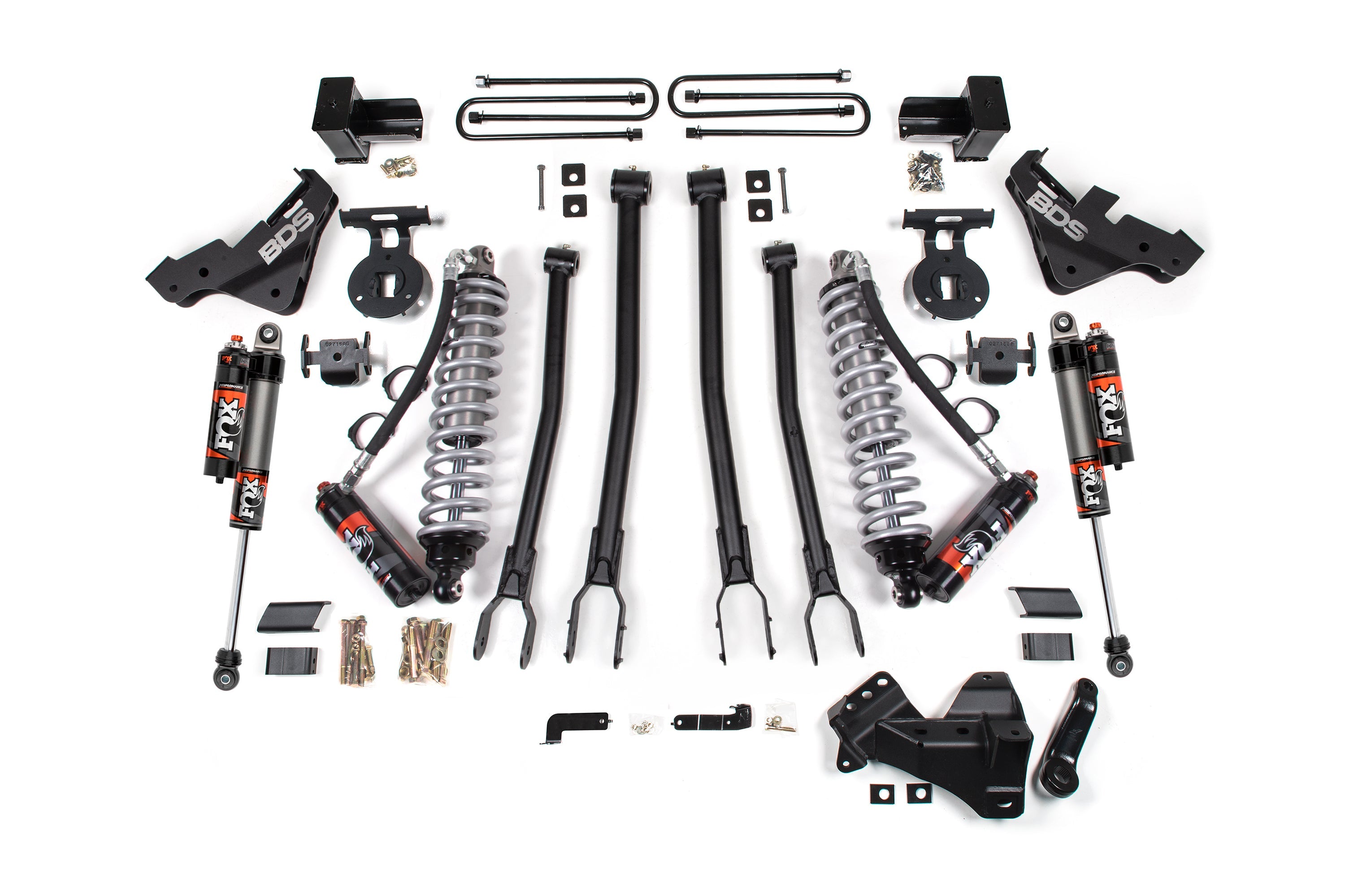4 Inch Lift Kit w/ 4-Link | FOX 2.5 Coilover Conversion - Performance Elite | Ford F450 Super Duty (23-26) 4WD