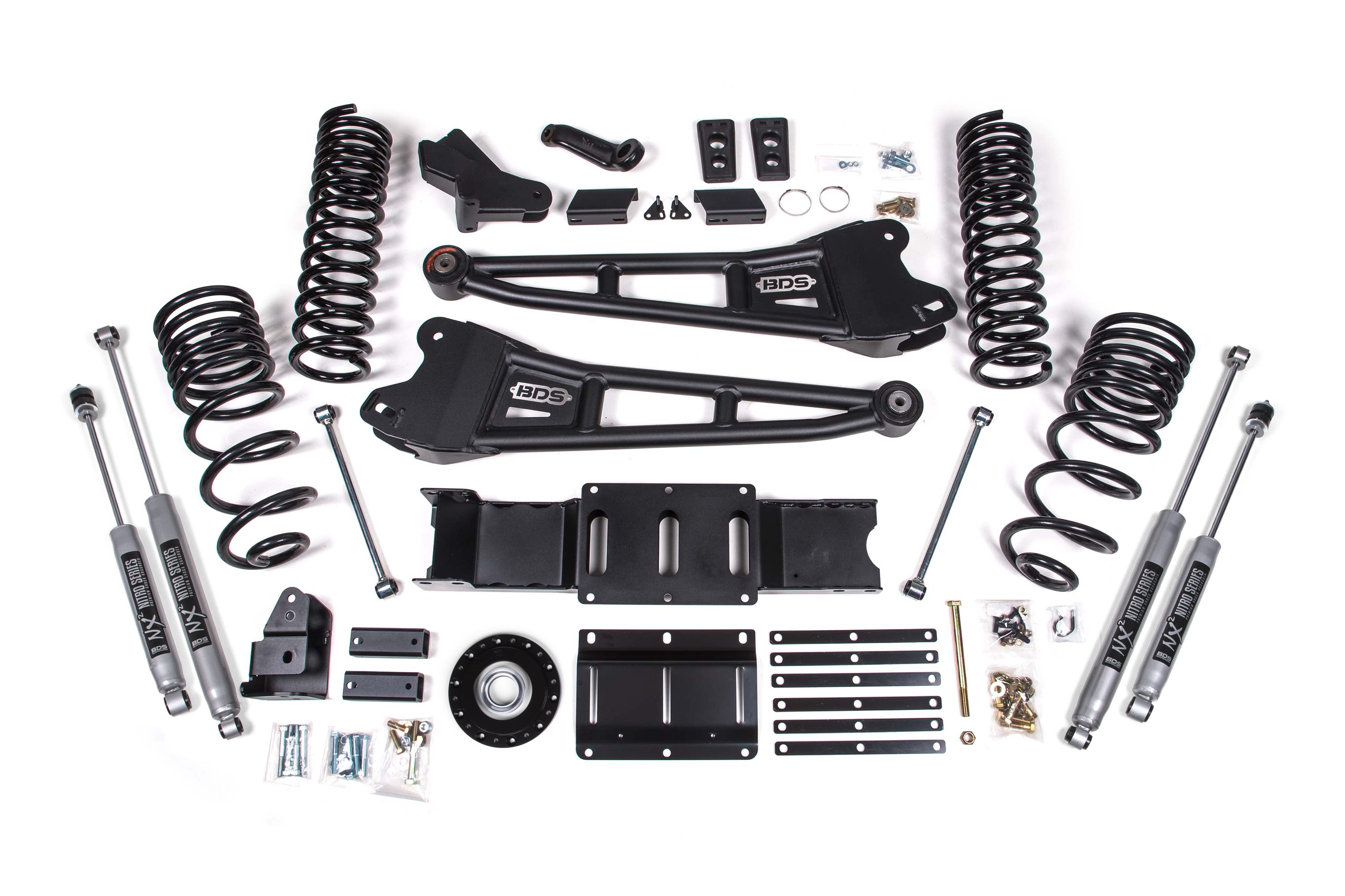 4 Inch Lift Kit w/ Radius Arm | Extended Travel | Ram 2500 (25-26) 4WD | Diesel