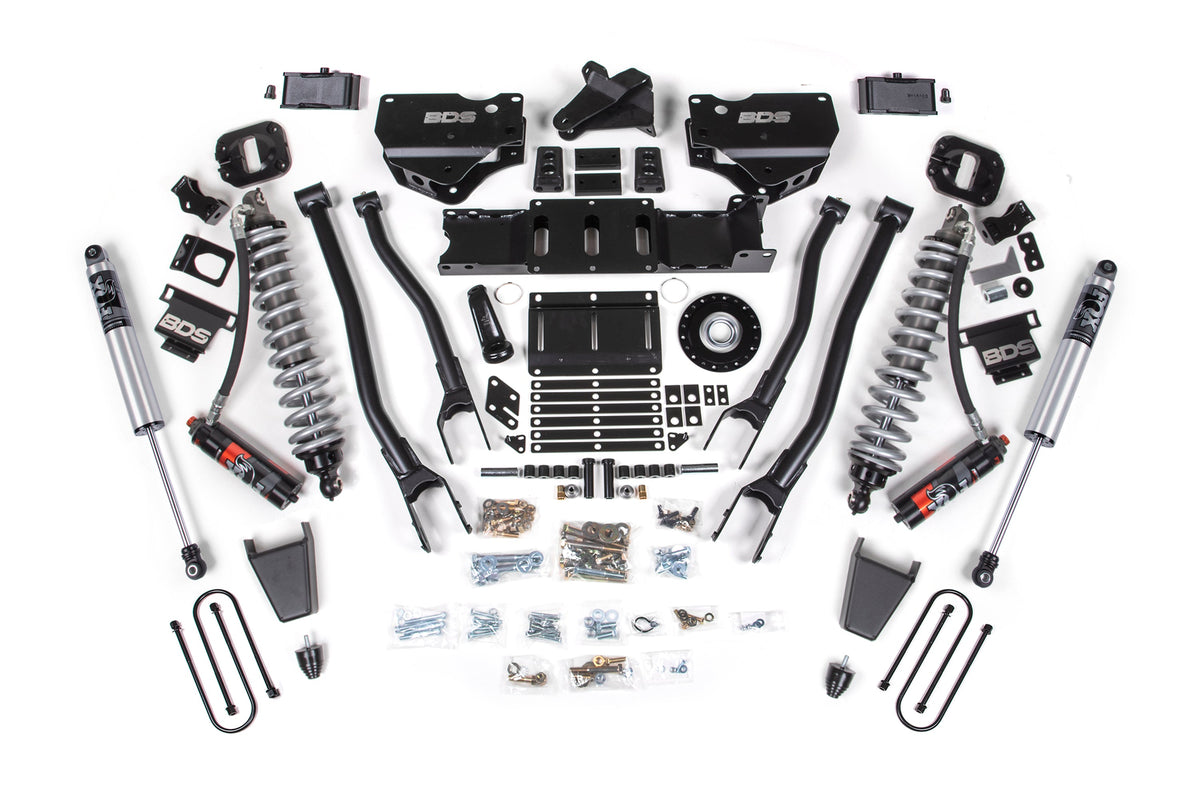 4 Inch Lift Kit w/ 4-Link | Extended Travel | Ram 3500 (25-26) 4WD | Diesel