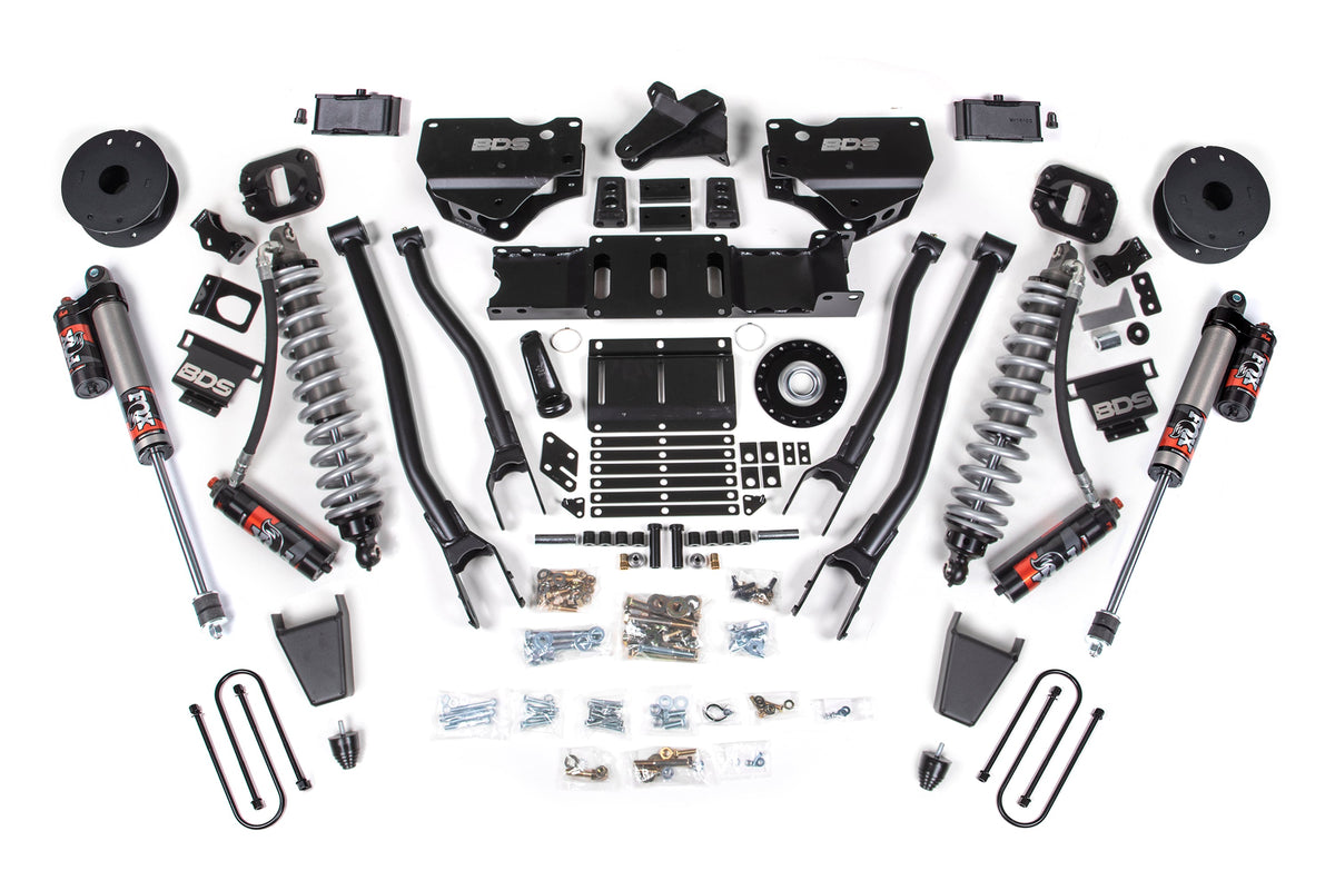 4 Inch Lift Kit w/ 4-Link | Extended Travel | Ram 3500 (25-26) 4WD | Diesel