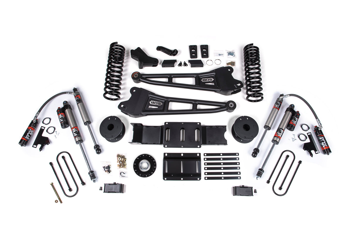4 Inch Lift Kit w/ Radius Arm | Extended Travel | Ram 3500 (25-26) 4WD | Gas