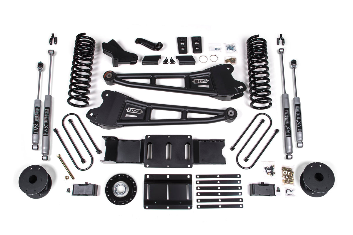 4 Inch Lift Kit w/ Radius Arm | Extended Travel | Ram 3500 (25-26) 4WD | Gas
