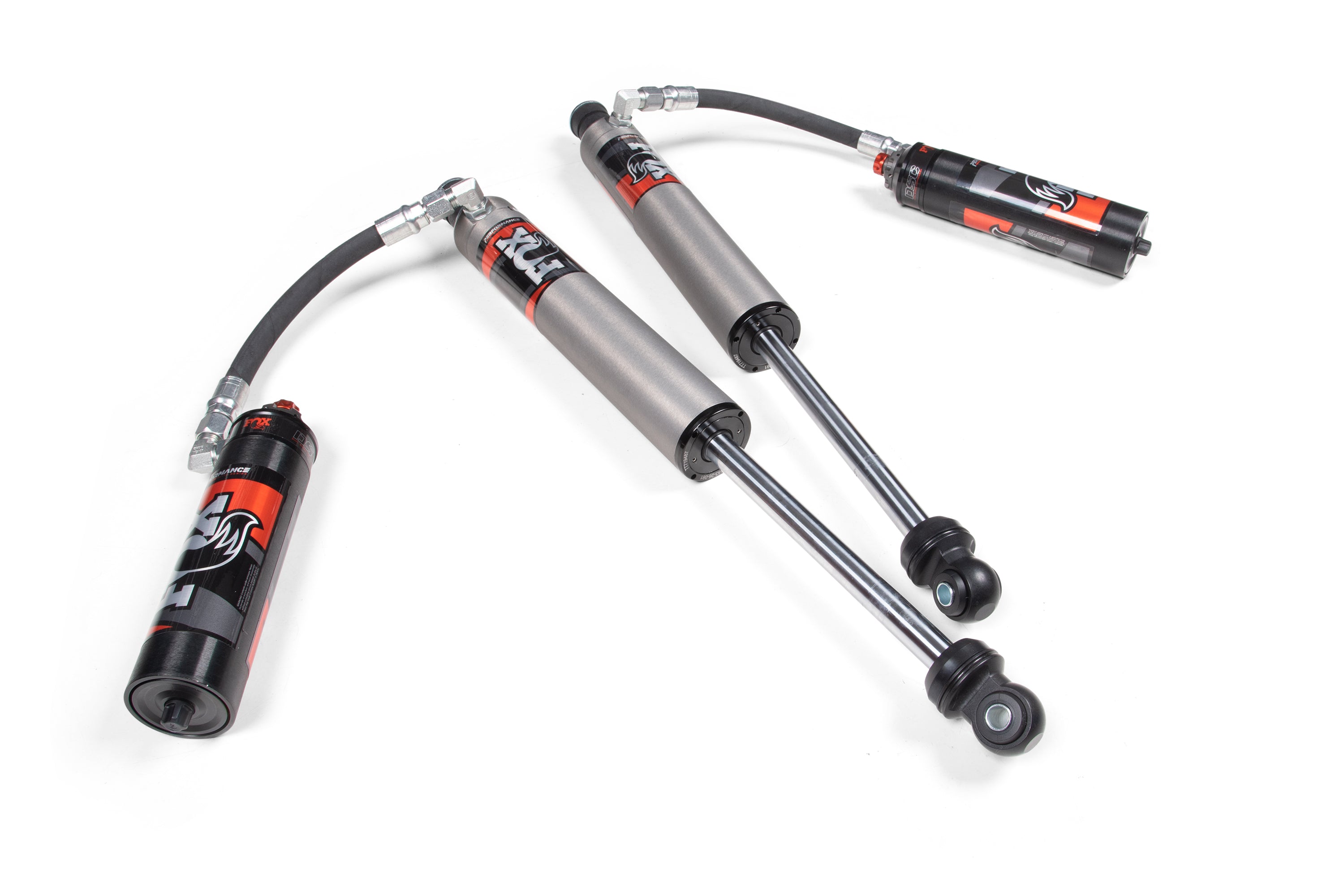FOX 2.5 Front Shocks w/ DSC Reservoir | 2.5-4 Inch Lift | Performance Elite Series | Jeep Wrangler JK  (07-18)