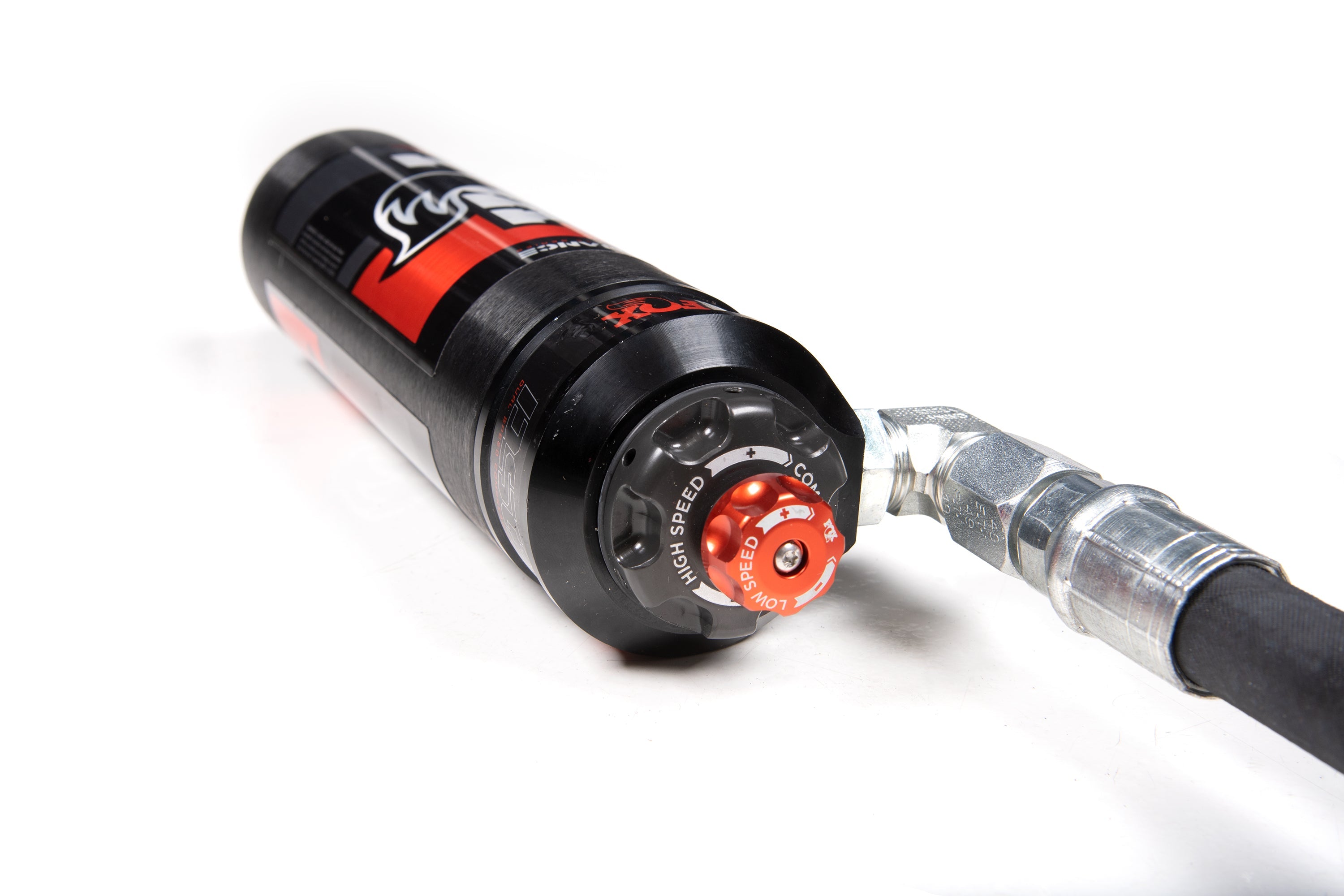 FOX 2.5 Front Shocks w/ DSC Reservoir | 2.5-4 Inch Lift | Performance Elite Series | Jeep Wrangler JK  (07-18)