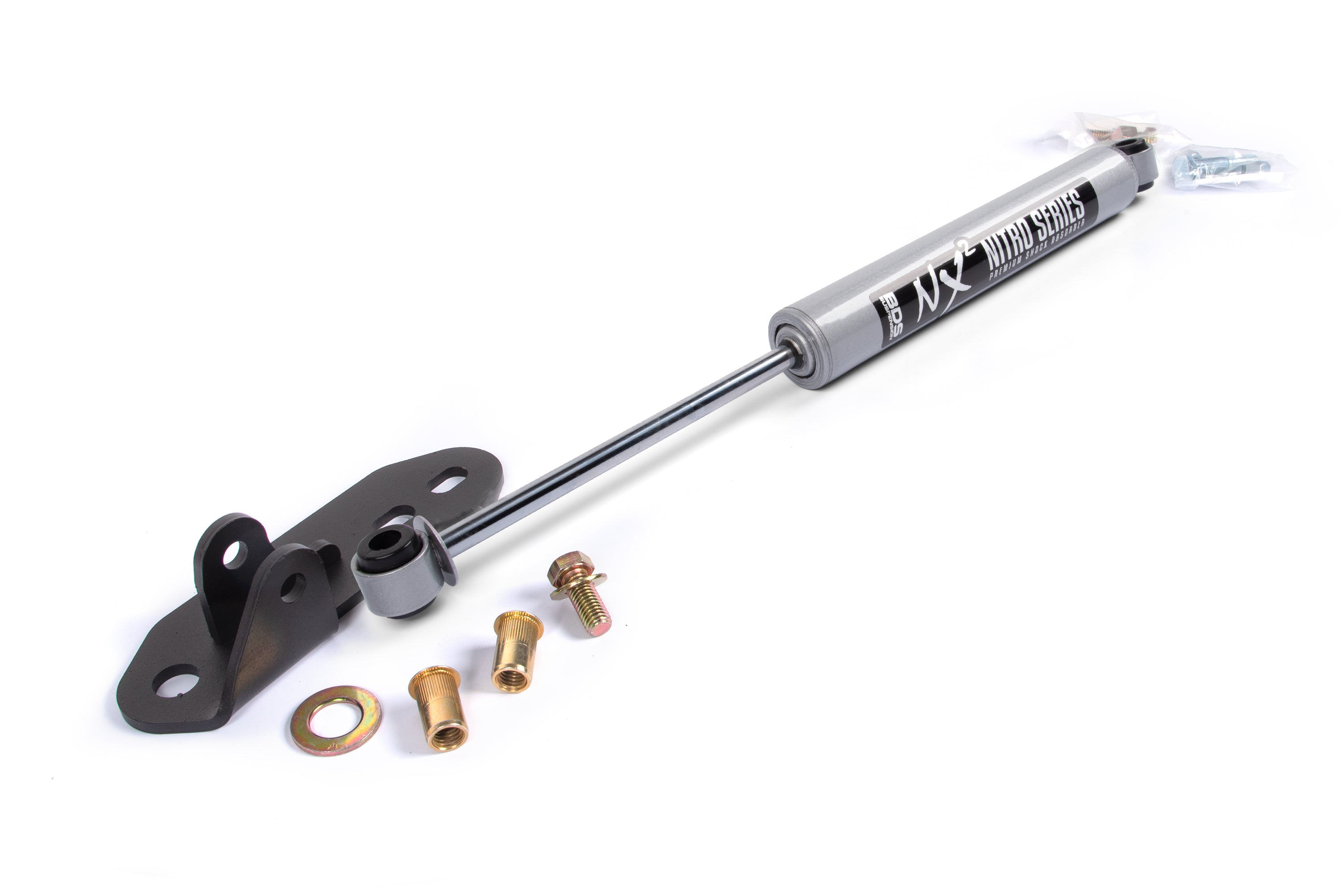 Single Steering Stabilizer Kit w/ NX2 Shock | Chevy Silverado & GMC Sierra 2500/3500HD (16-26) 4WD