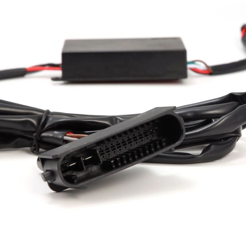 Wiring adapter for AlphaRex ARX headlights, compatible with 2020-2023 Lexus GX 460, ensuring easy installation.