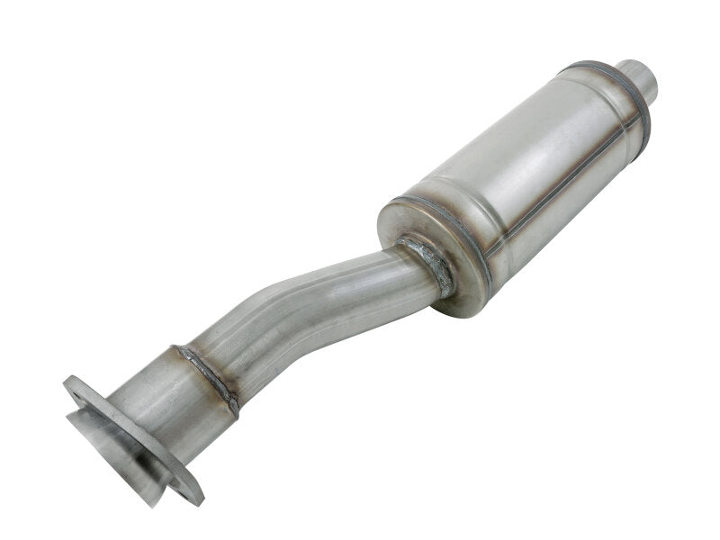 aFe Vulcan Series resonator upgrade pipe designed for aFe POWER exhaust systems, featuring durable stainless steel construction.
