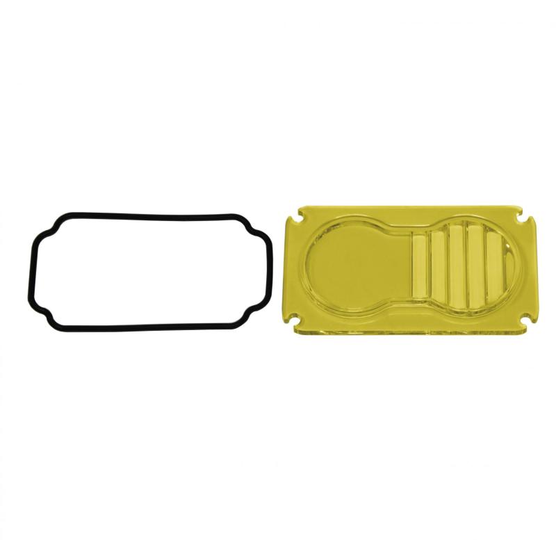 Baja Designs S2 Series amber driving combo lens kit with lens and rubber gasket for enhanced off-road visibility.