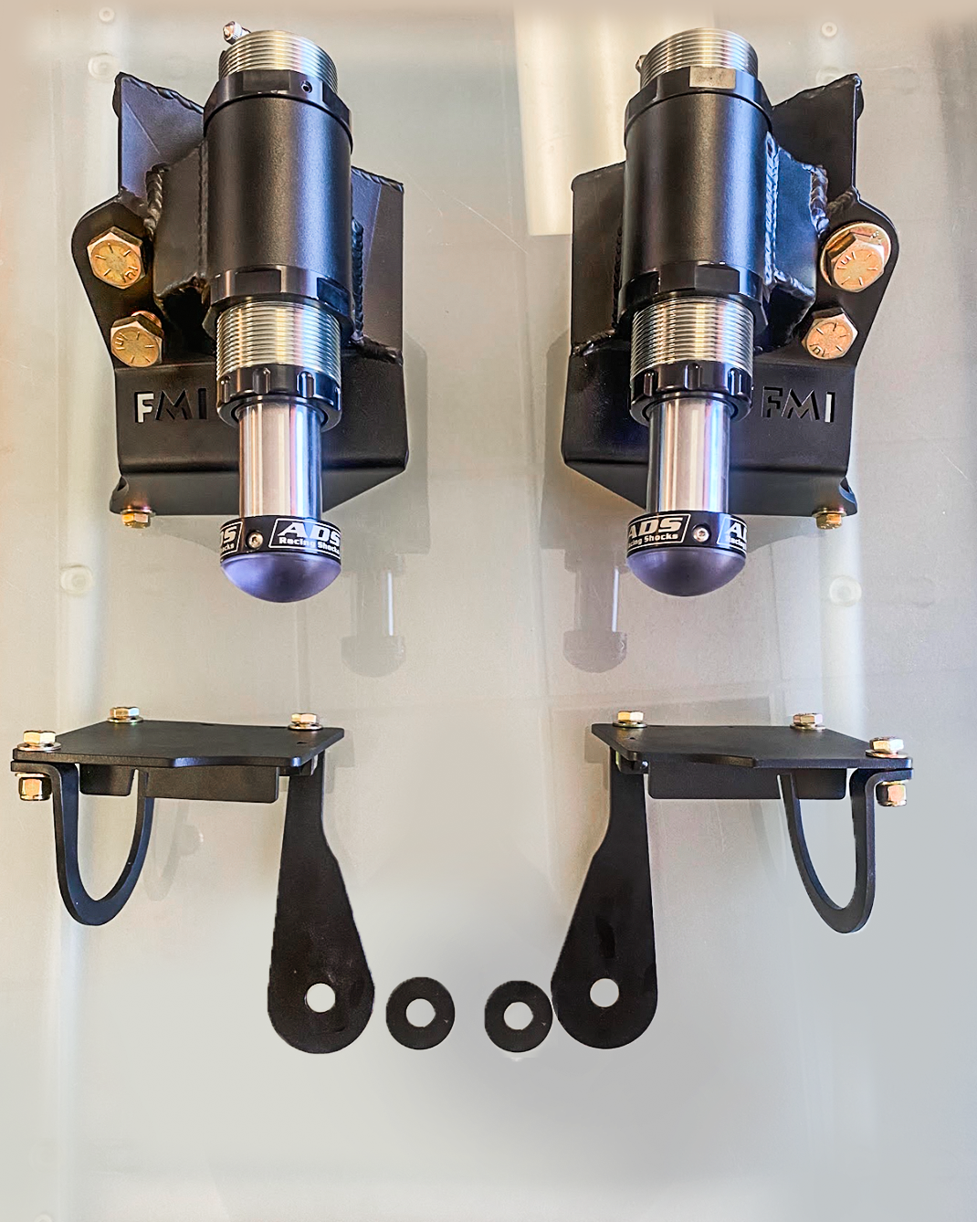 Adjustable rear bump stop kit for 2021 and newer Bronco, featuring durable construction and easy installation components.