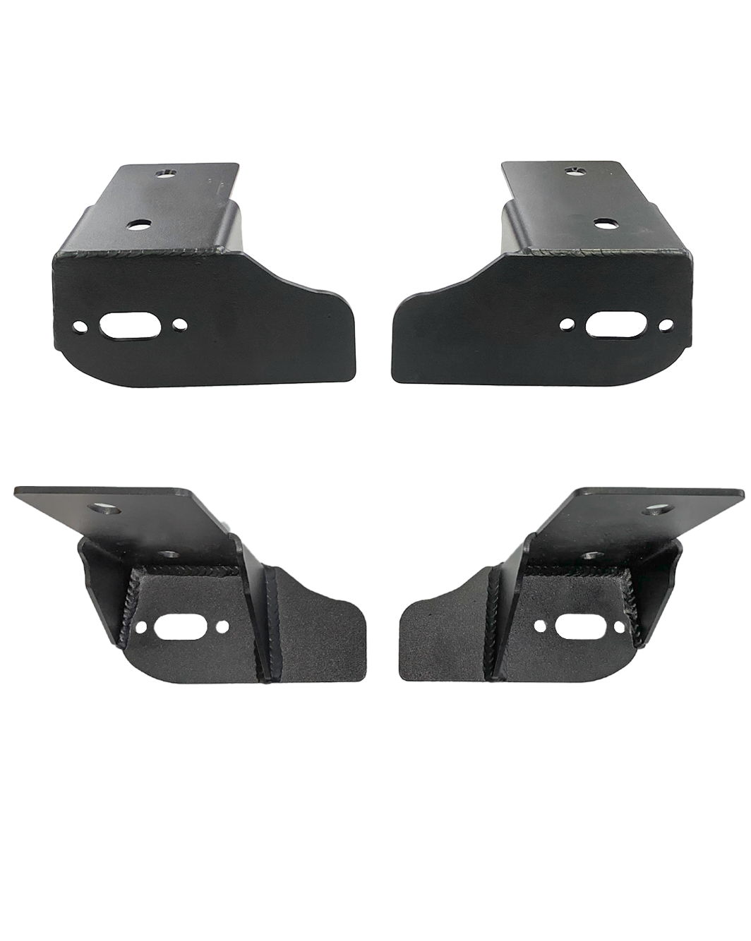 2022+ Bronco Raptor lower arm rear pivot reinforcement brackets for enhanced durability and performance in offroad conditions.