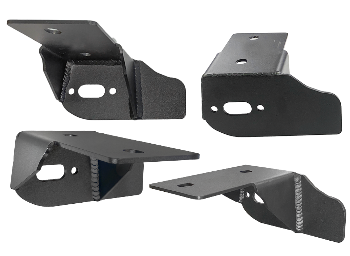 2022+ Bronco Raptor lower arm rear pivot reinforcement brackets designed for enhanced durability and performance.